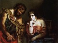 Kleopatra und der Bauer romantische Eugene Delacroix